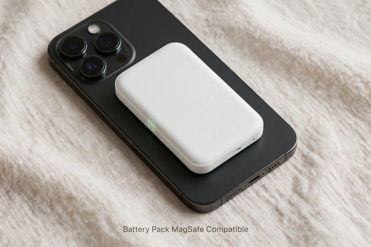 Battery Pack Magnético 5000mAh Compatible MagSafe iPhone - Carga Inalámbrica - Bravauy7