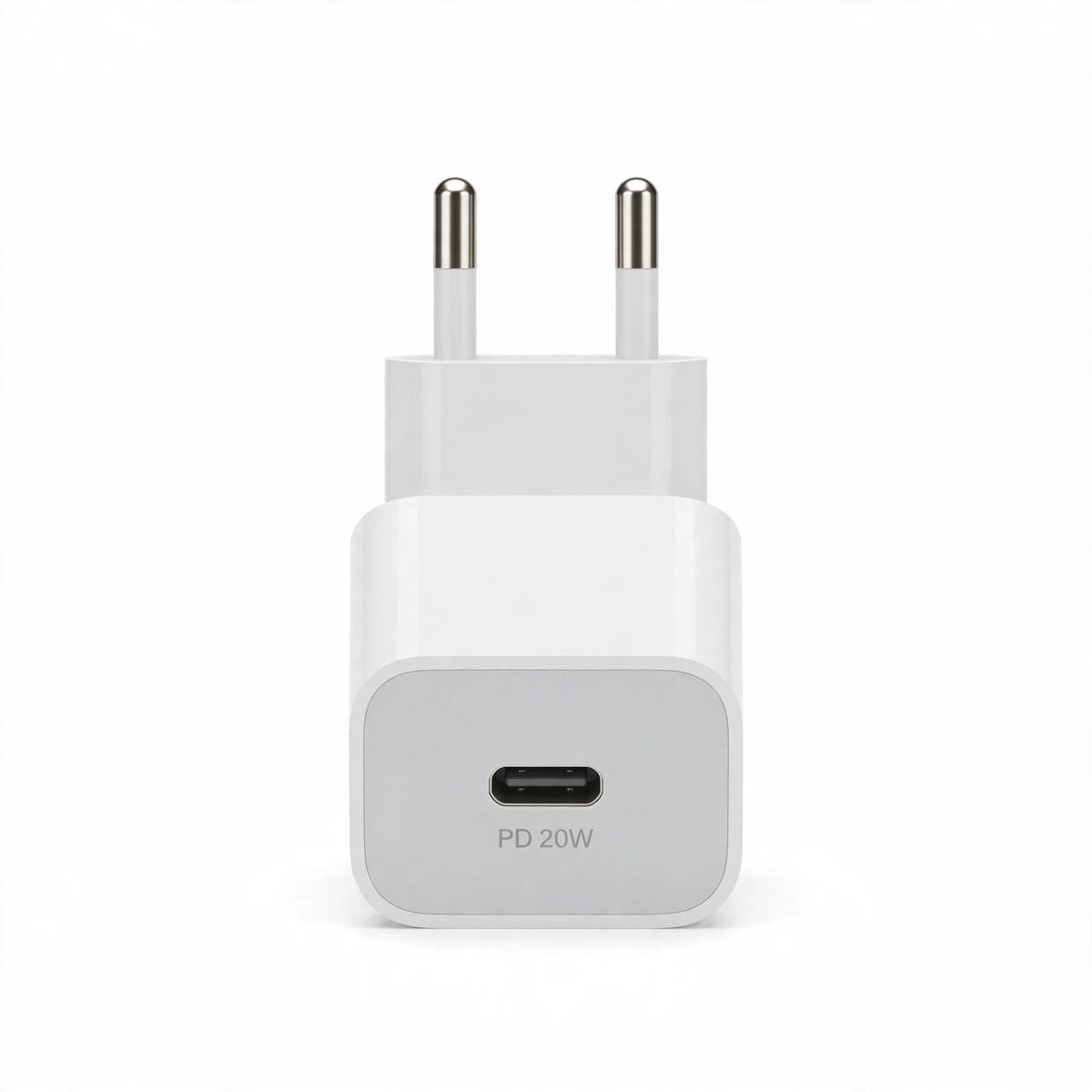 Combo Cargador 20W USB-C + Cable Tipo C a Tipo C 1M - Carga Rápida iPhone.